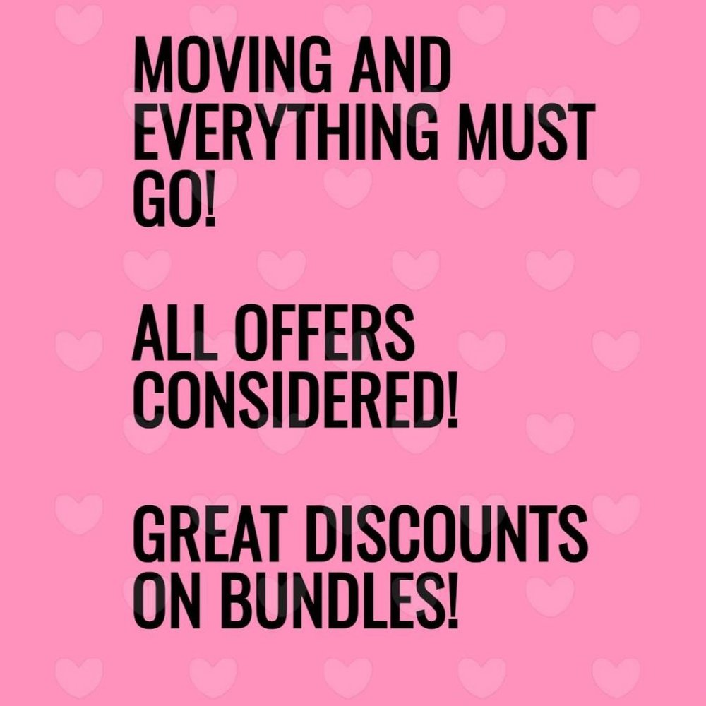 MOVING SALE!